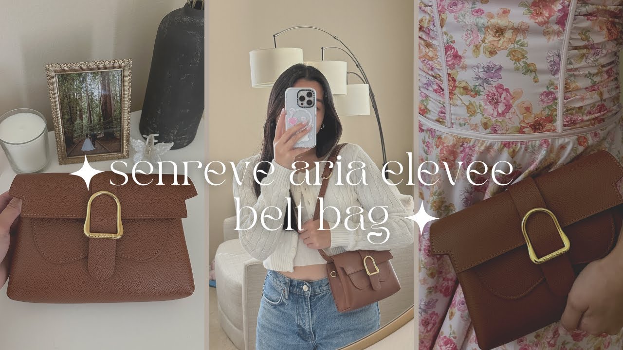 senreve aria elevee belt bag unboxing! is it worth it?