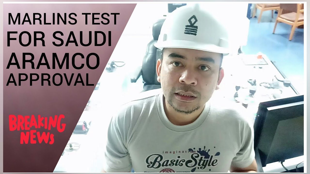 MARLINS TEST |Informasi baru tentang Aramco Test