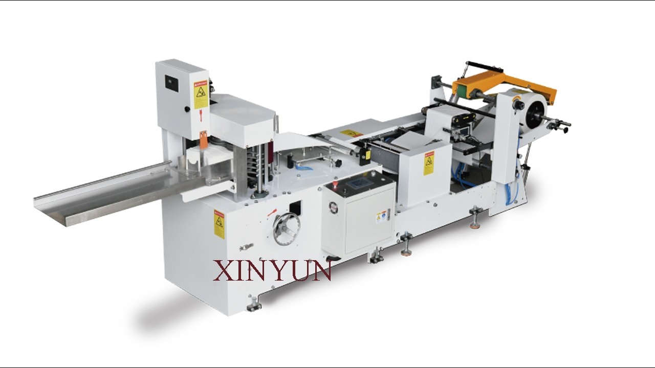 Automatic 1000 sheets per minute napkin tissue making machine