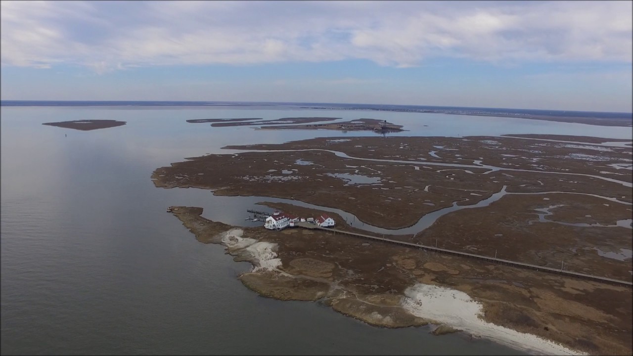 Great Bay Blvd/ old Coast Guard Station filmed with Phantom 3 Standard