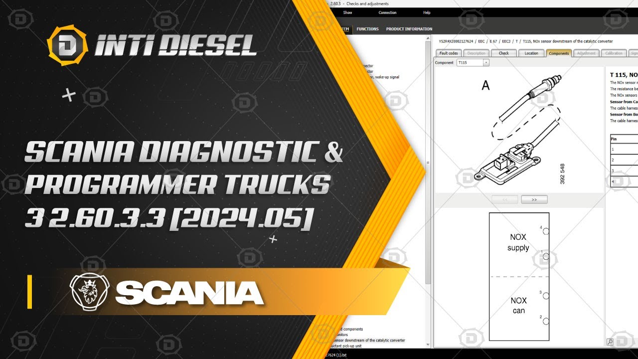 Activación de SCANIA DIAGNOSTIC & PROGRAMMER TRUCKS 3 2.60.3.3 [2024.05]