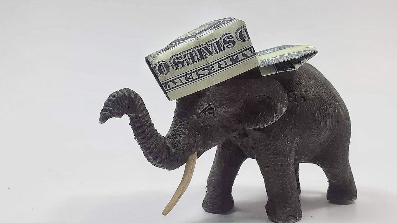 Money Origami Cap Snapback Tutorial - Dollar Origami