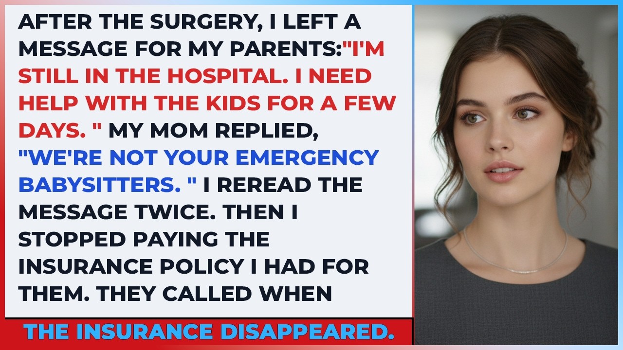 After The Surgery, I Left A Message For My Parents: