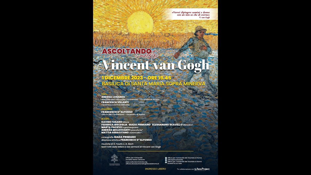 Ascoltando i maestri - Vincent van Gogh