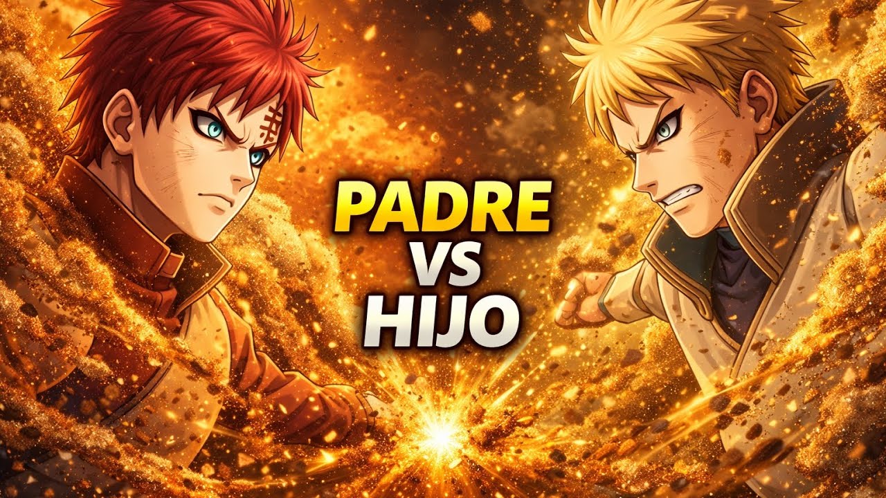 👉 GAARA vs EL CUARTO KAZEKAGE 🔥 Padre contra Hijo