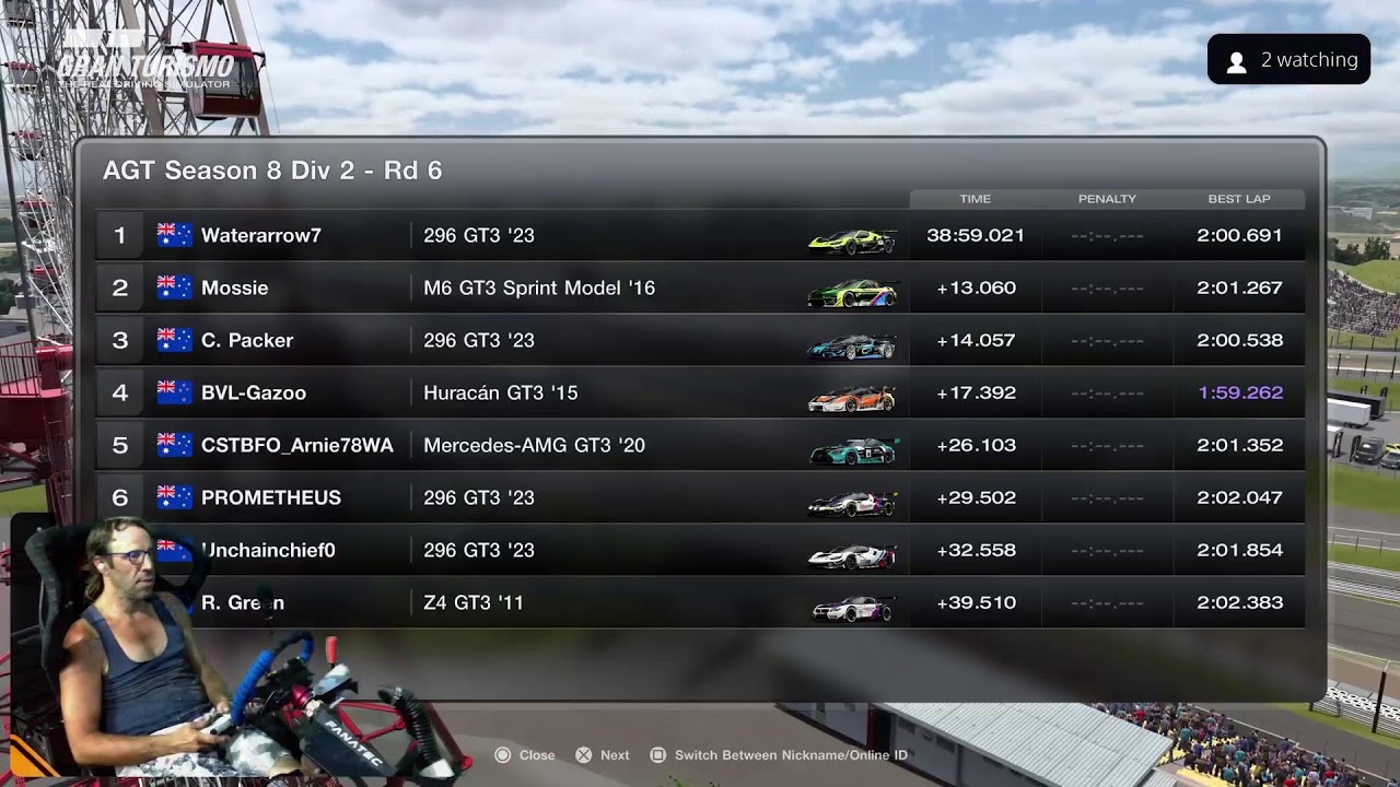 LIVE GT7 PSVR2 Live AGT GT3 Cup S8 - Rd6 - Suzuka
