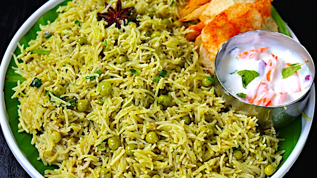 பட்டாணி சாதம் சுவையா இப்டி செய்யுங்க  👌இருக்கும் | Easy lunch box recipe | rice recipes in tamil