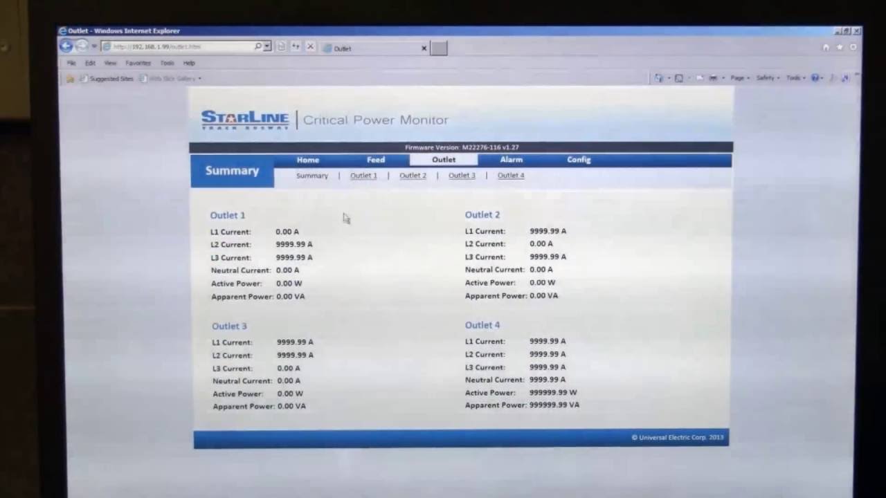 Starline Critical Power Monitor CPM