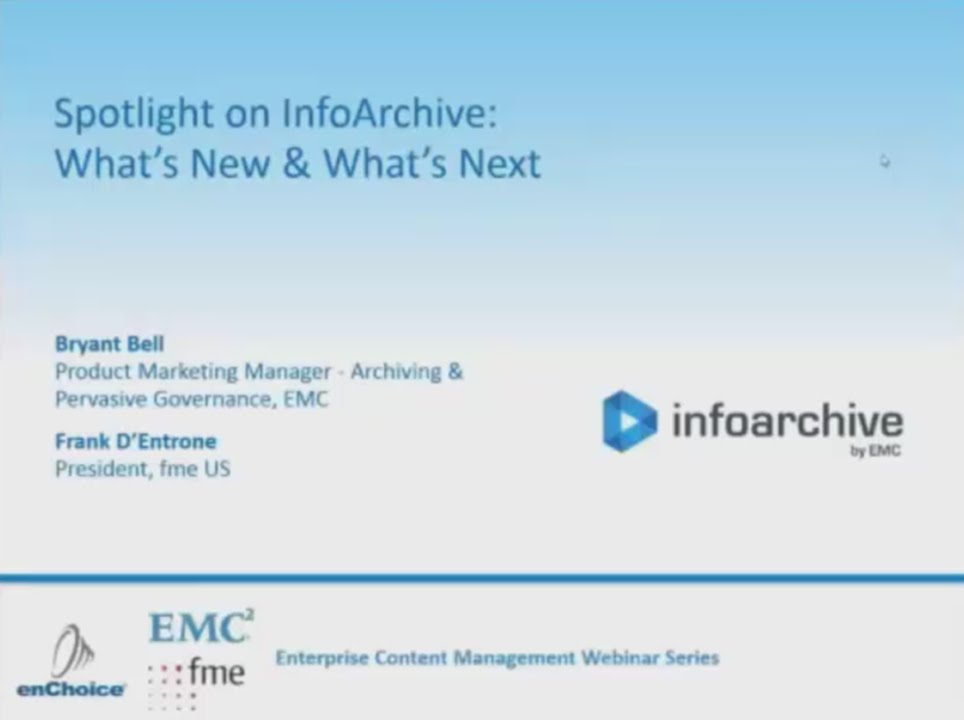 Spotlight on InfoArchive: What's New & What's Next
