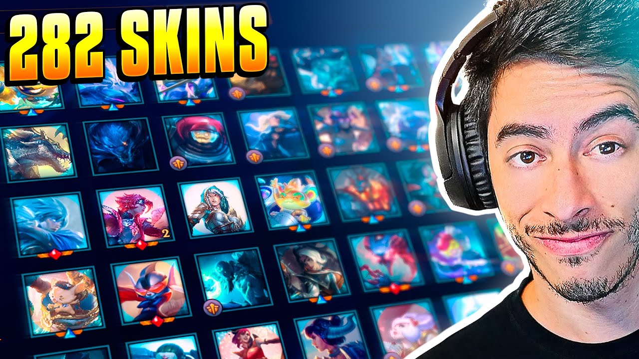 ROLETEI 282 SKINS NO LOLZINHO!