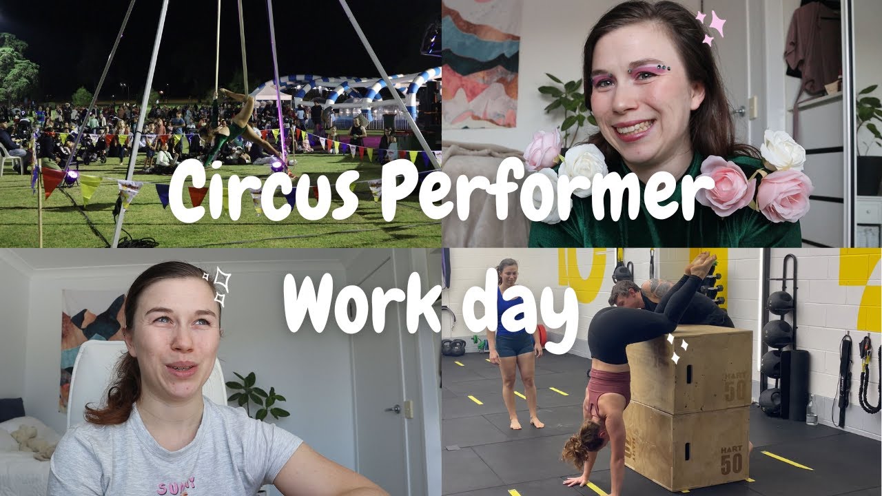 Circus performer life | Come to work with me