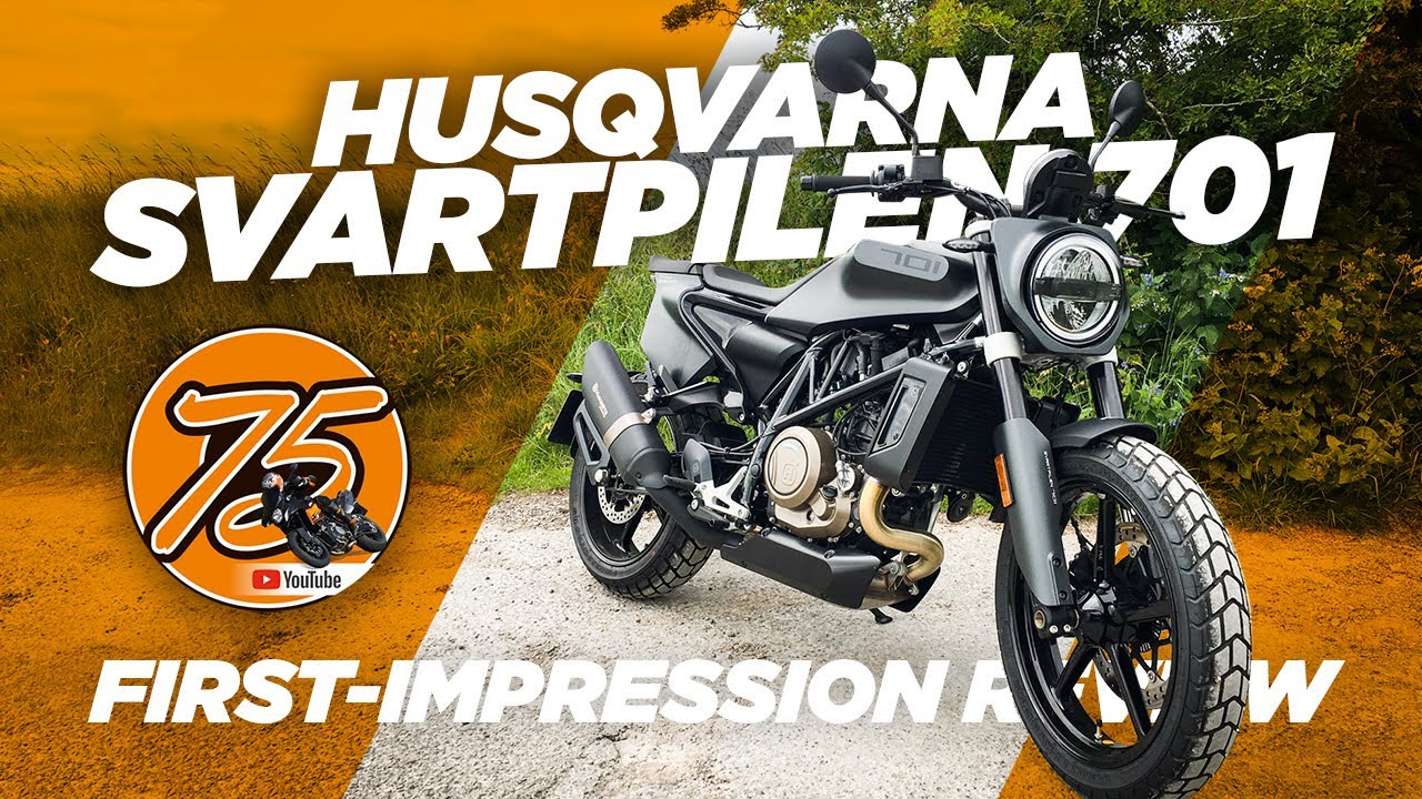 Husqvarna Svartpilen 701 motorcycle review | A first ride for o75 (2019)*