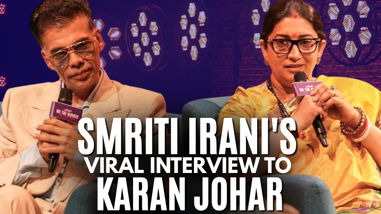 As Smriti Irani GETS A NEW BIG Role in BJP, Here Is She At Her CANDID BEST WITH Karan Johar | Barkha