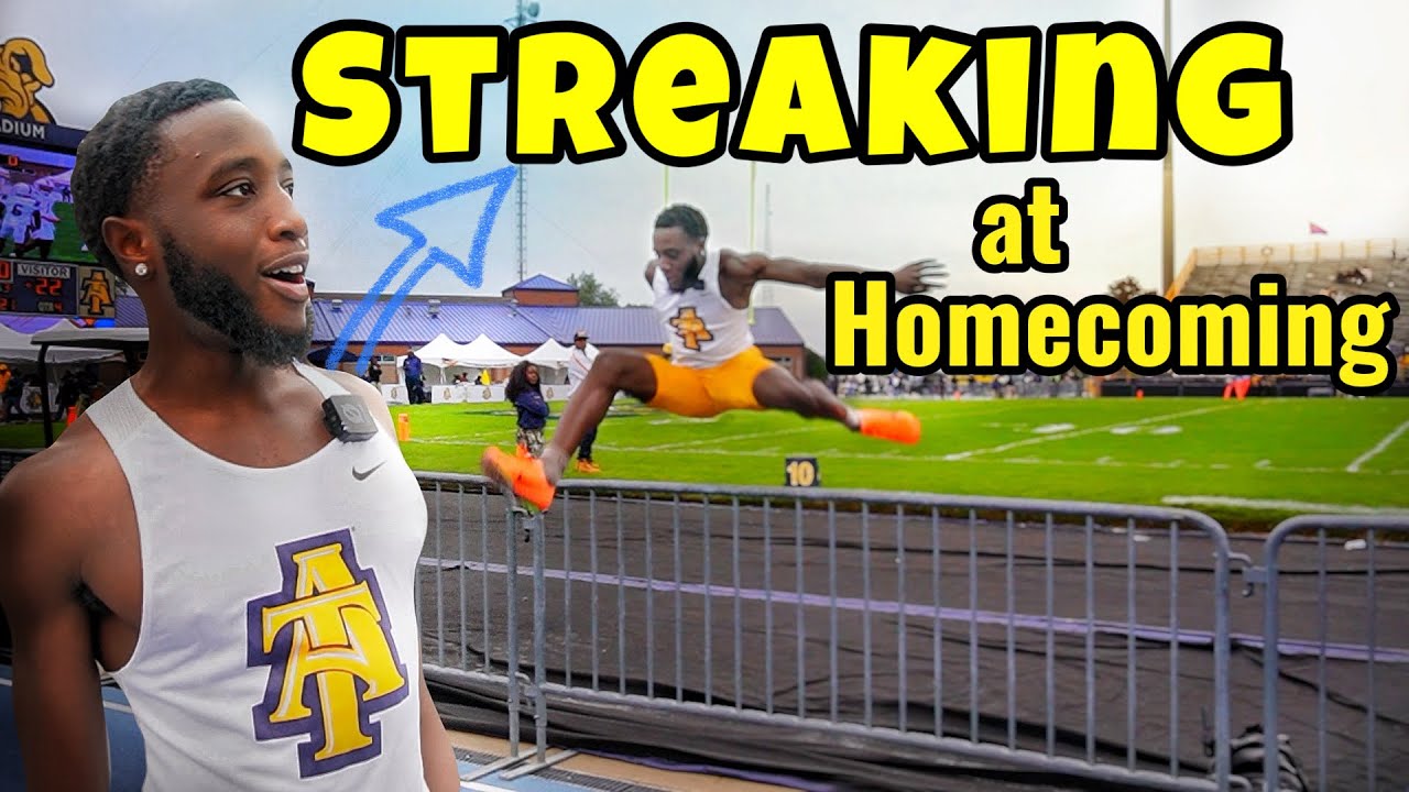 I streaked at NCAT's Homecoming Game