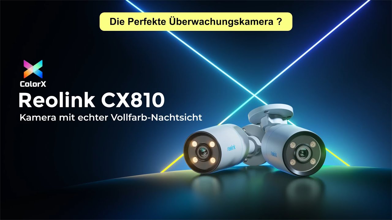 Die Perfekte Überwachungskamera? - Reolink CX810 Review