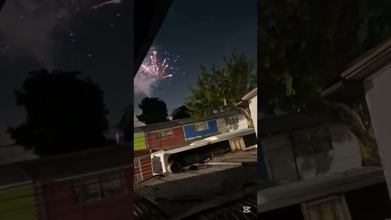 Fuegos artificiales en Pudahuel sur ❤️
