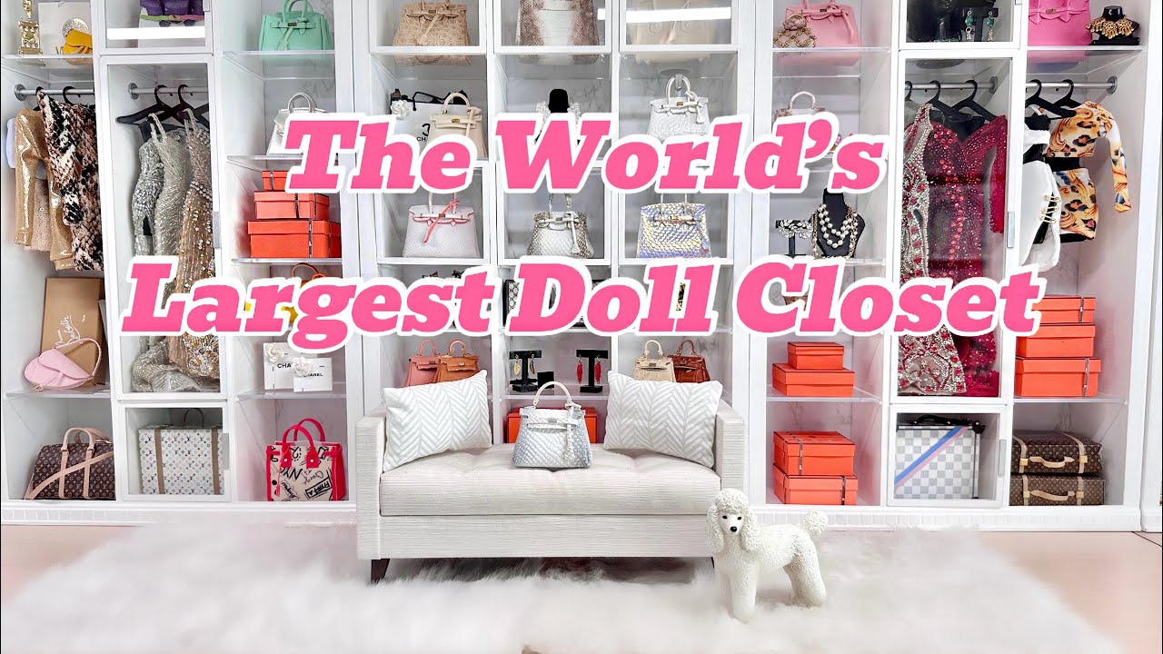 Barbie’s Closet Extravaganza: Tour the World’s Largest 1/6th Scale Walk-In Closet!