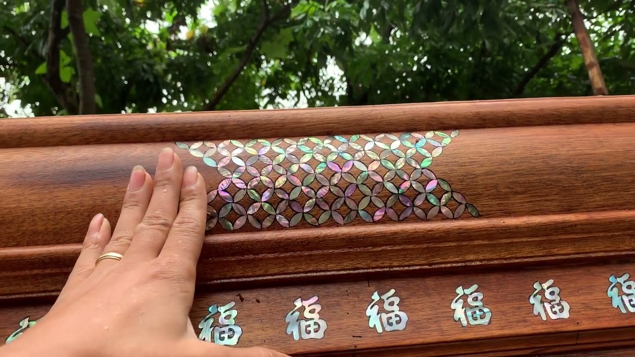 Báo giá bức tranh đồng quê khảm ốc đỏ sigapore chỉ có 35 triệu thôi ạ vừa xong khâu mài nước