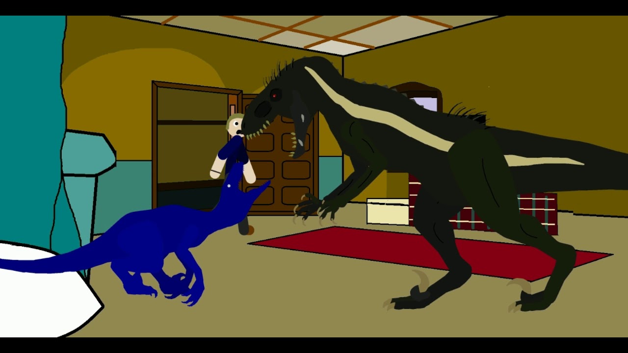 Jurassic World - Indoraptor vs Blue ( final version )