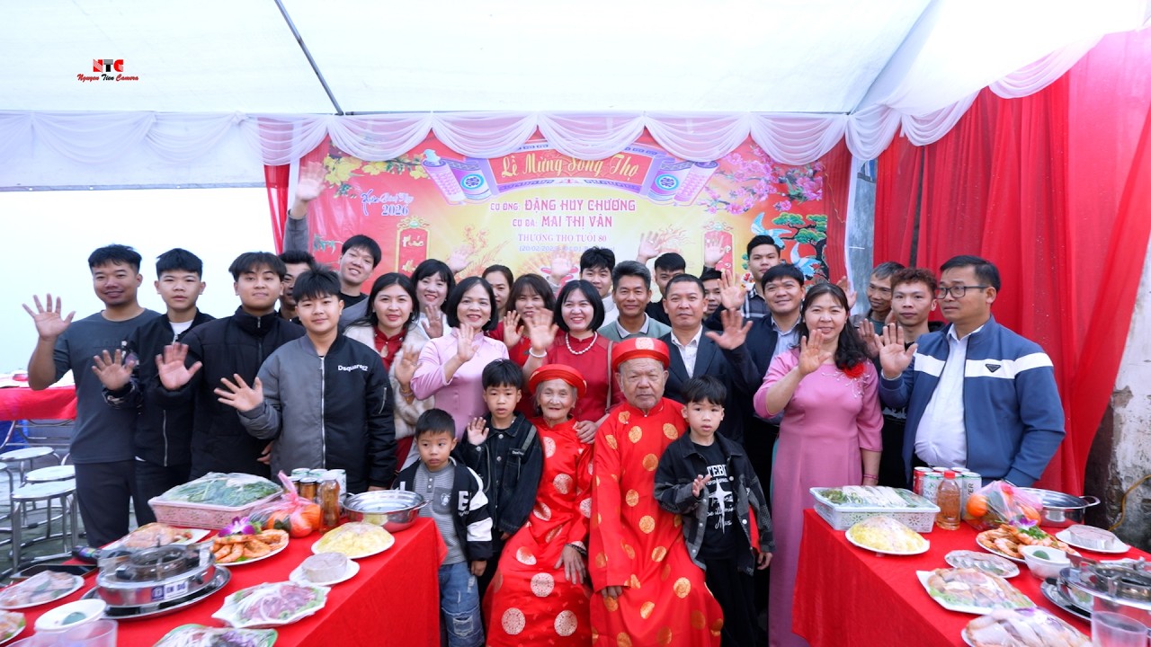 LỄ MỪNG THỌ CỤ ĐẶNG HUY CHƯƠNG VÀ CỤ MAI THỊ VÂN_VĨNH MỘ, XÃ THƯỢNG PHÚC, HÀ NỘI