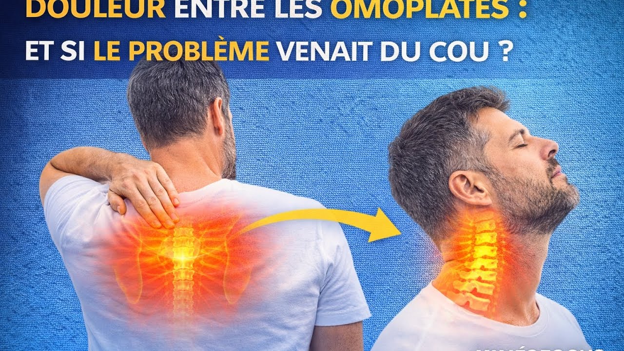 DOULEUR ENTRE LES OMOPLATES : ET SI LE PROBL&Egrave;ME VENAIT DU COU ?