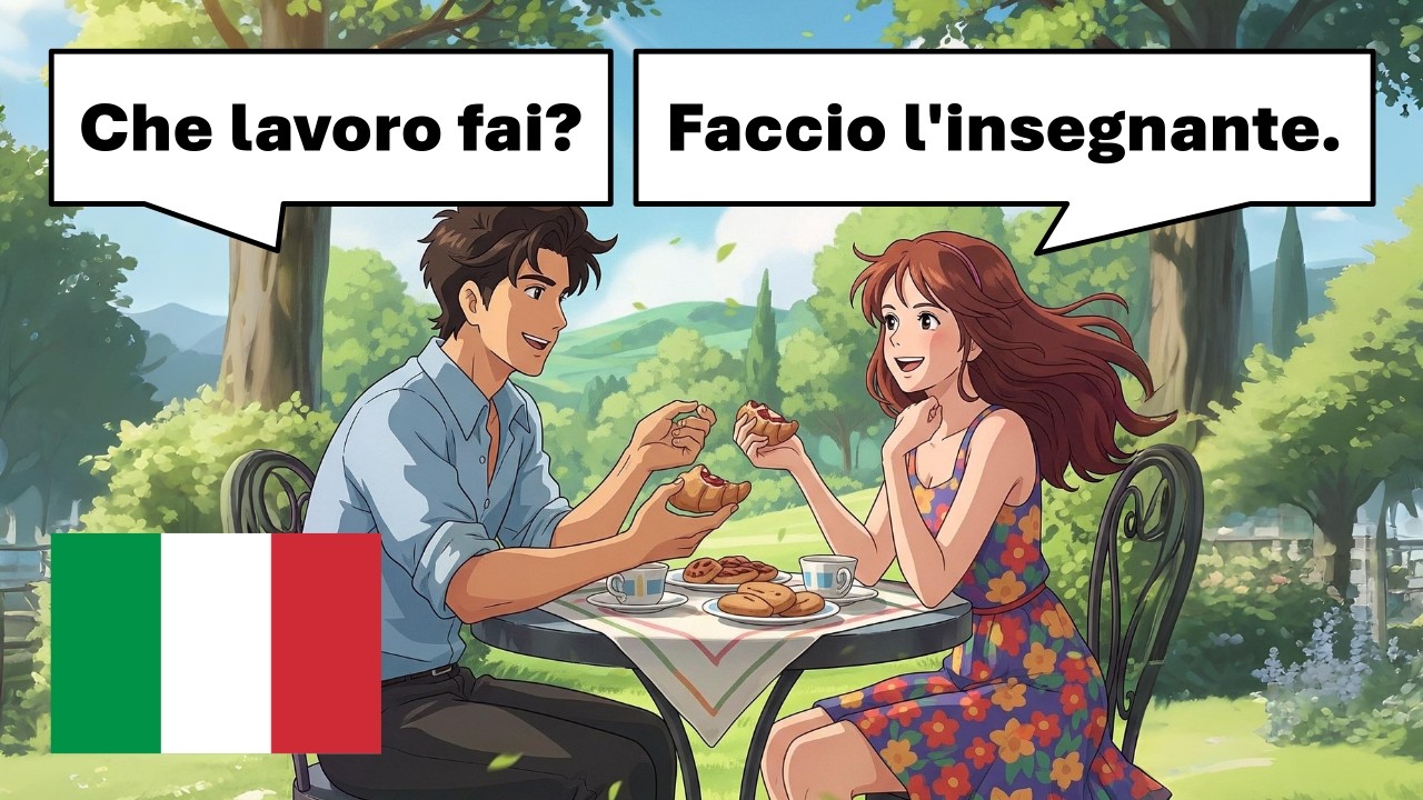 Learn Italian Through 100 Essential Questions (Beginner Listening Practice)