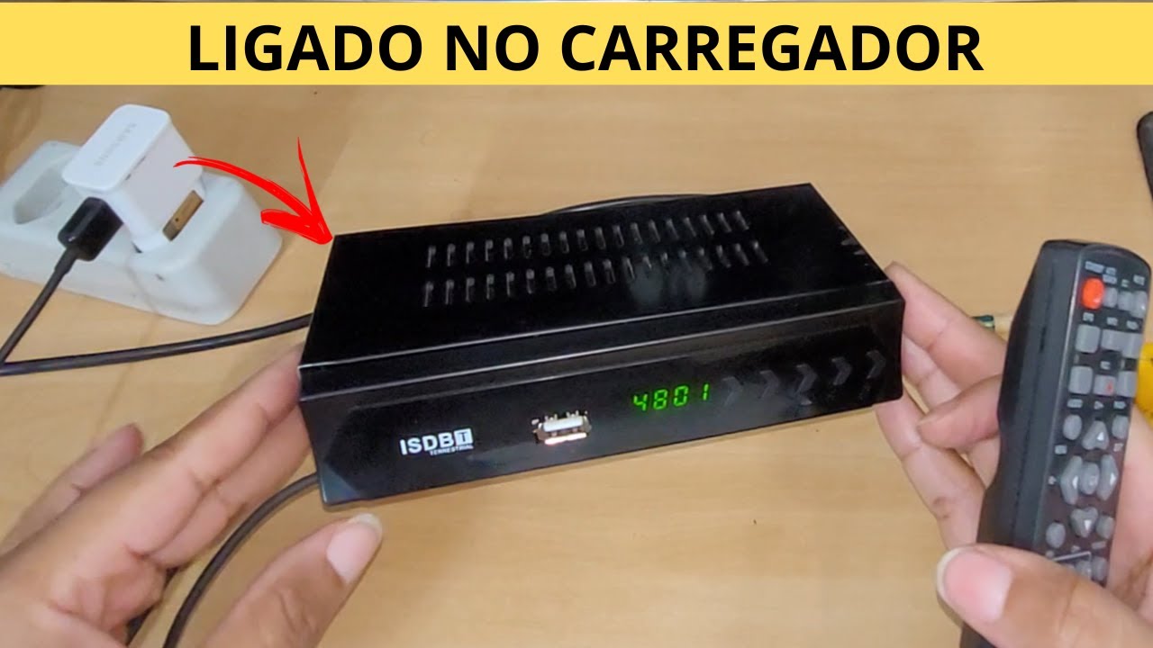 conversor isdbt não liga trocar a placa por carregador de celular pode funcionar