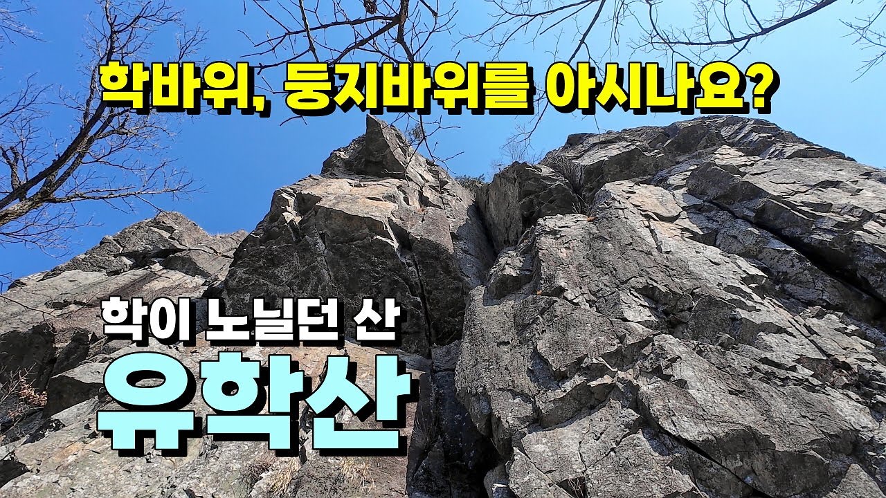 학바위와 둥지바위를 아시나요? 학이 노닐던 산... 칠곡 유학산