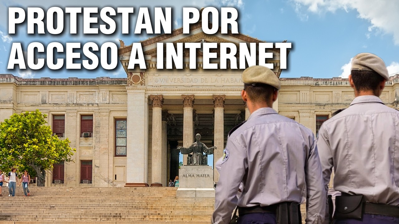 🚨 Operativo de vigilancia por protesta pacífica de estudiantes en la Universidad de La Habana
