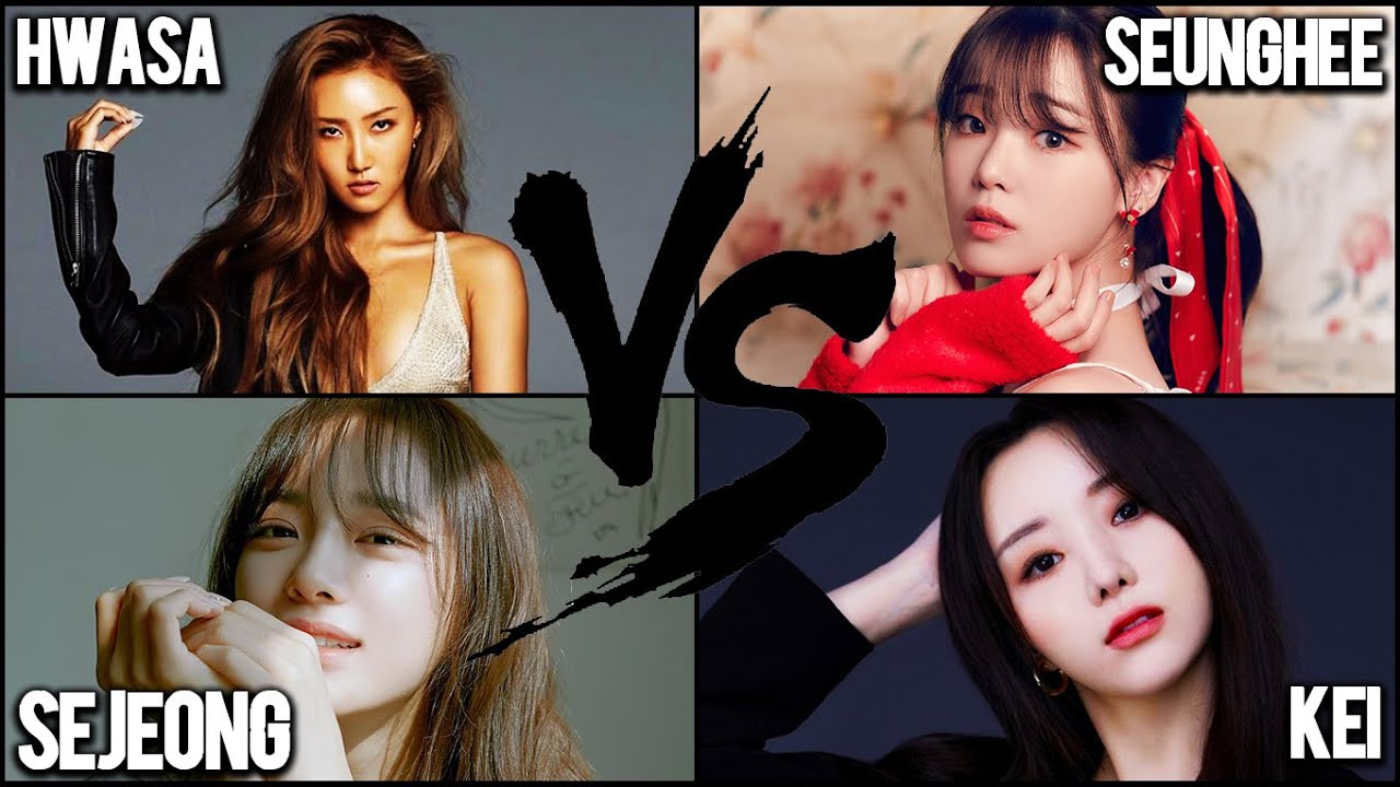 Hwasa vs Sejeong vs Kei vs Seunghee: High Note Vocal Battle (A4 - E5) | 화사 세정 케이 승희 고음 대결