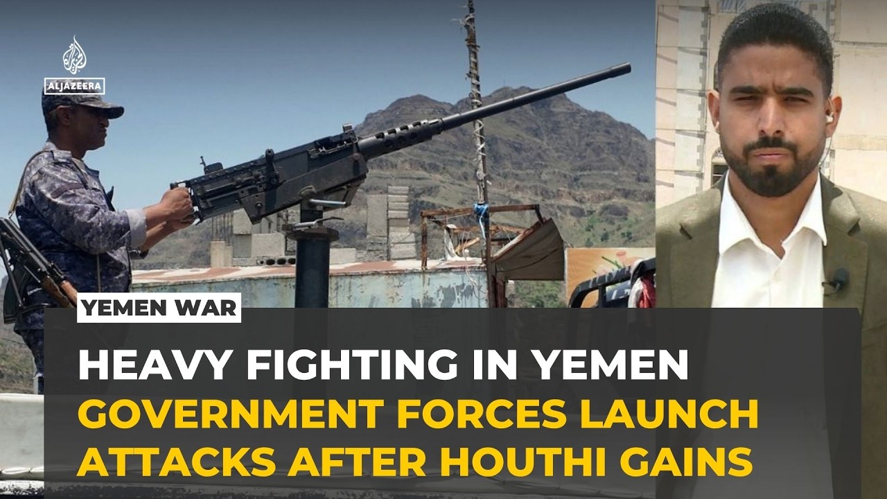 Yemen gov&rsquo;t forces advance in Taiz as Houthis claim attack on Saudi Arabia