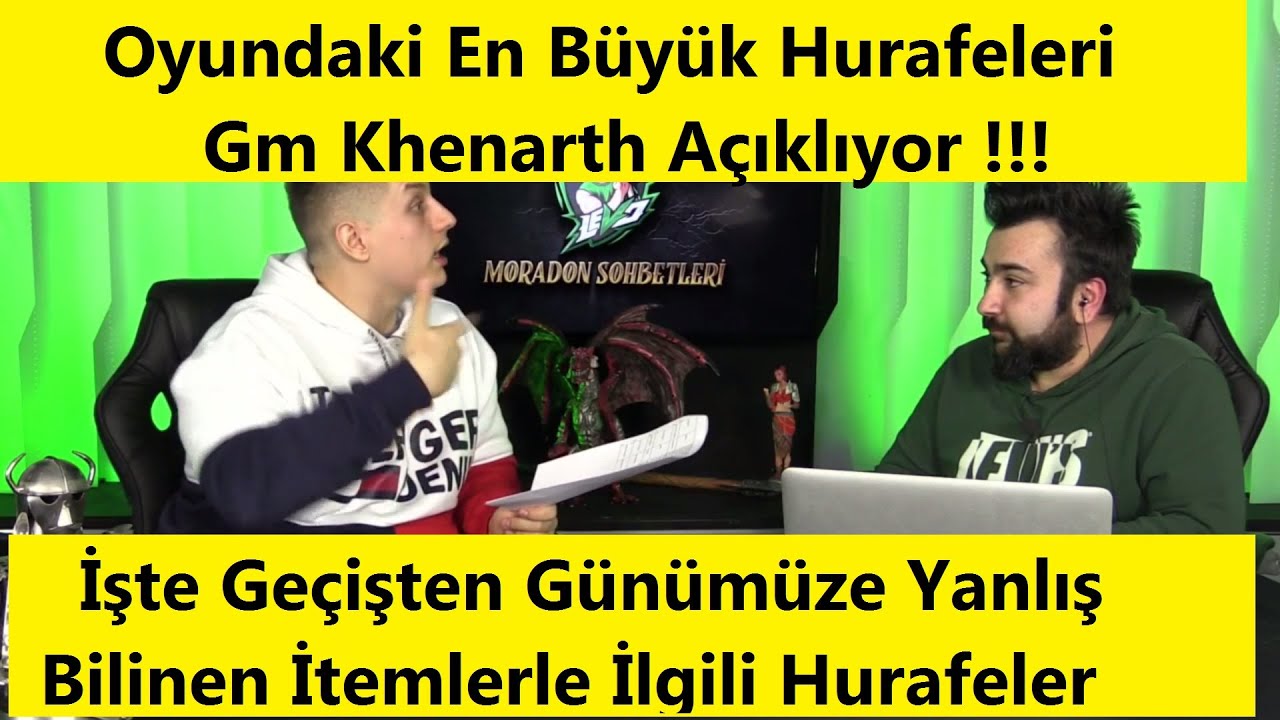 LEVOOO Soruyor, Gm Khenarth İtemlerle İlgili Hurafeleri A&ccedil;ıklıyor :)  Knight Online