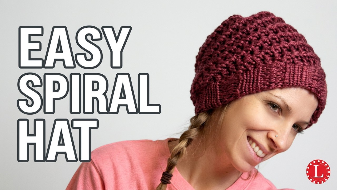 Вязаная шапка Loom Knit — простые спиральные шапки шаг за шагом для начинающих | Loomahat