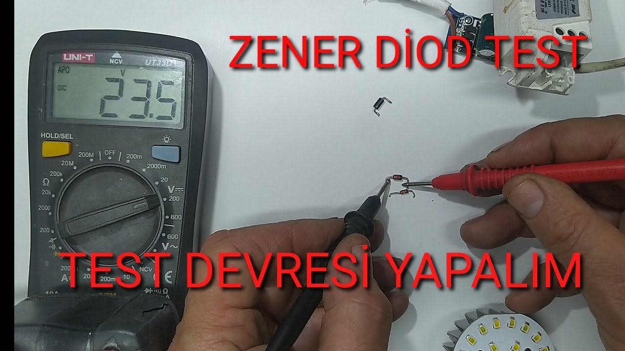 ZENER DİYOT VE LED TEST CİHAZI