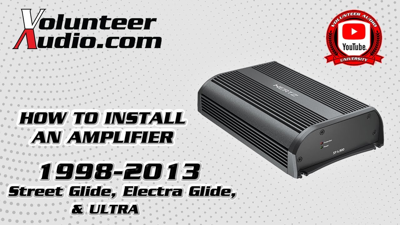 How to Install an Amplifier in a 1998-2013 Harley Davidson® Street Glide, Electra Glide, or Ultra