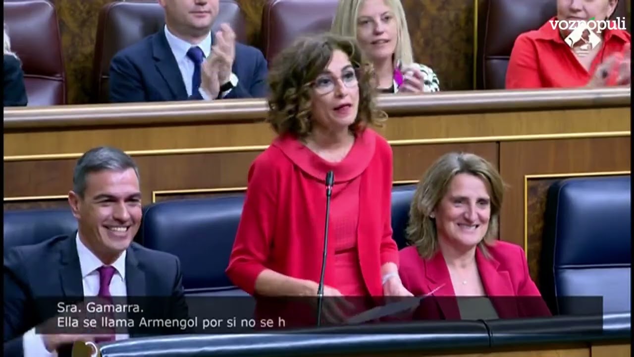 El lapsus de Montero con Armengol y Gamarra que propició el murmullo del PP