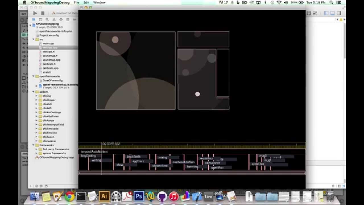 Open Frameworks Sound Mapping Tool