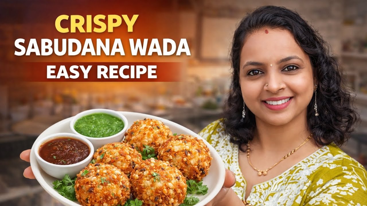 Crispy Sabudana Vada Recipe | Vrat Special | Easy Snack
