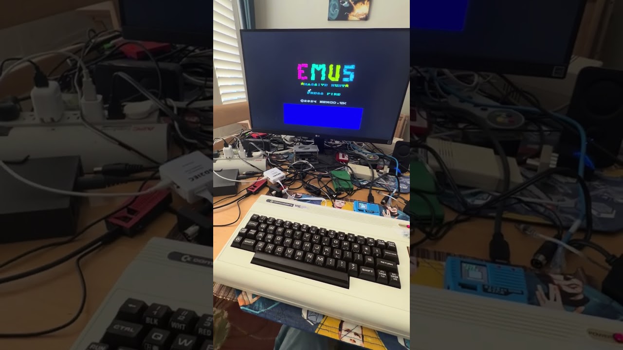My Commodore VIC-20 with JiffyDOS and SD2IEC