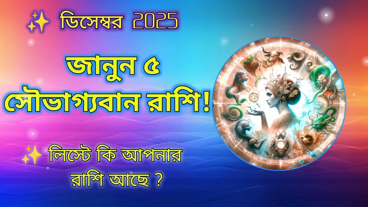 জানুন 5 Lucky রাশি! | Know the Top 5 Zodiac Signs