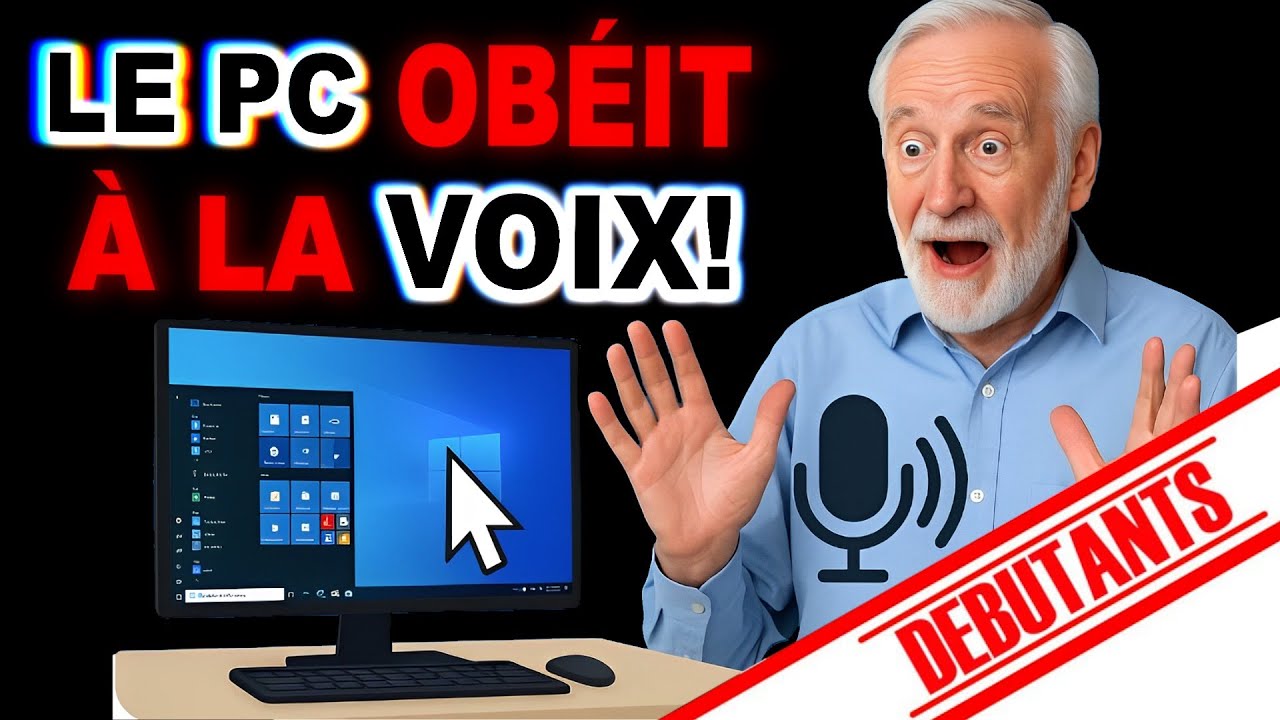 COMMENT UTILISER SON PC SANS LES MAINS (COURS-INFORMATIQUE-DÉBUTANT-SÉNIOR)