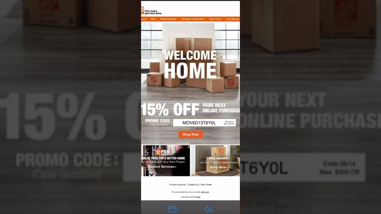 How To Buy And Use Home Depot 15% ONLINE Coupon
