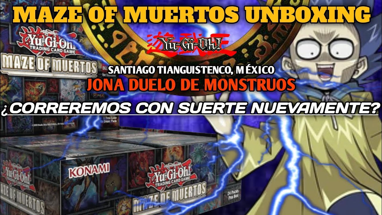 Maze Of Muertos Unboxing De Locura Simplemente Fuera De Este Mundo Yu-Gi-Oh Apertura 24 Febrero 2026