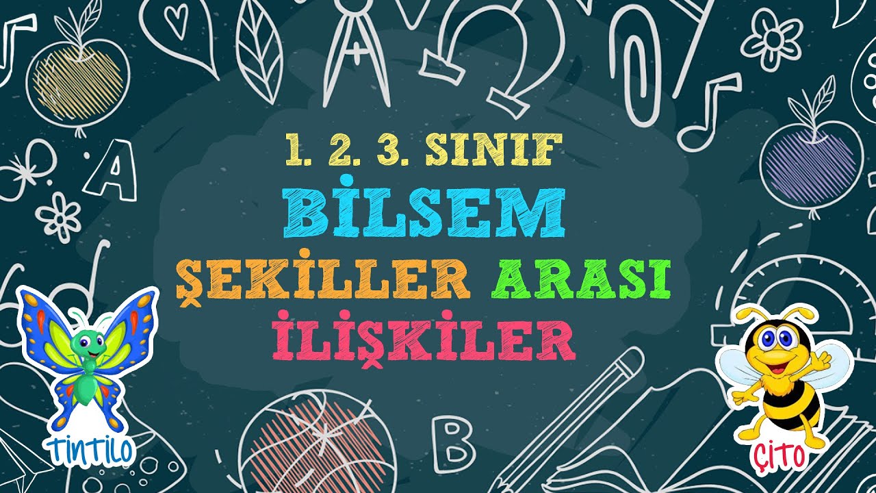 1,2,3. SINIF BİLSEM  ŞEKİLLER ARASI İLİŞKİLER