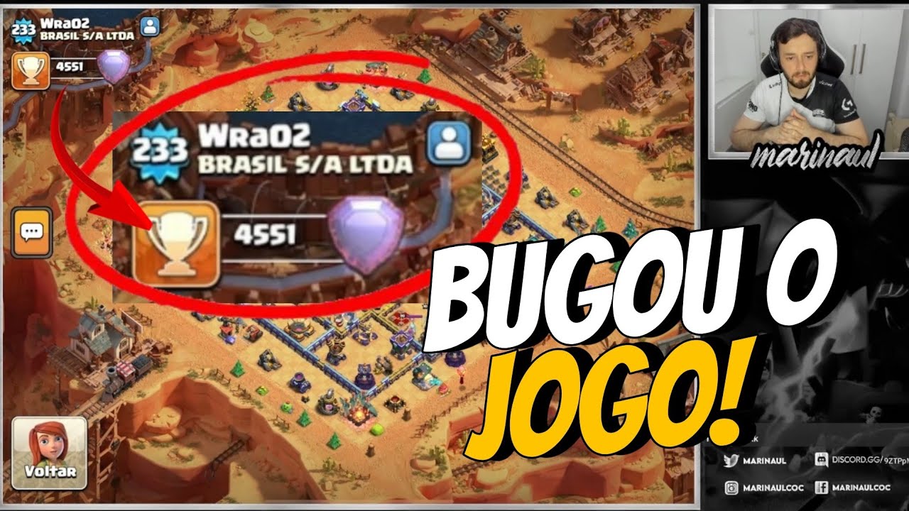 LIGA LENDÁRIA COM 4500 TROFÉUS ? CENAS FORTES #191