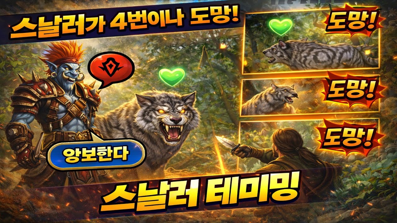 과거 최강 늑대 스날러 테이밍