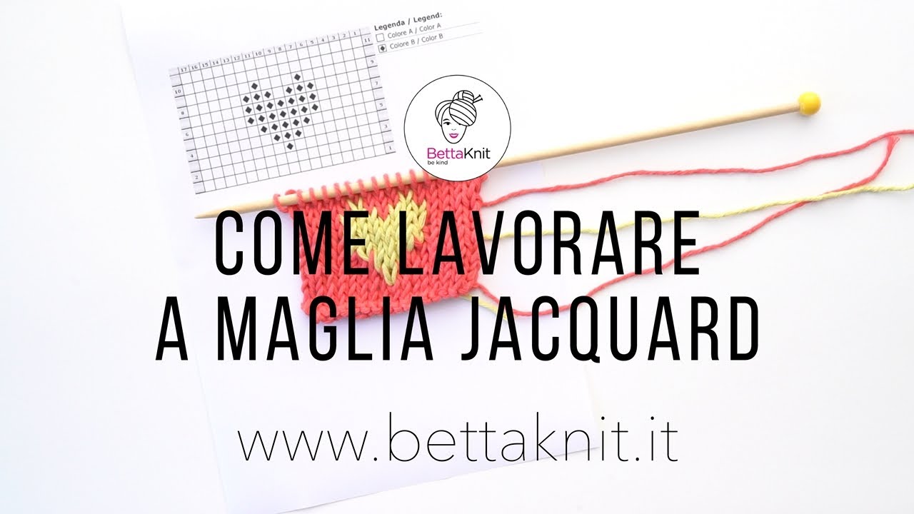 Lavoro a Maglia: come lavorare a Maglia Jacquard