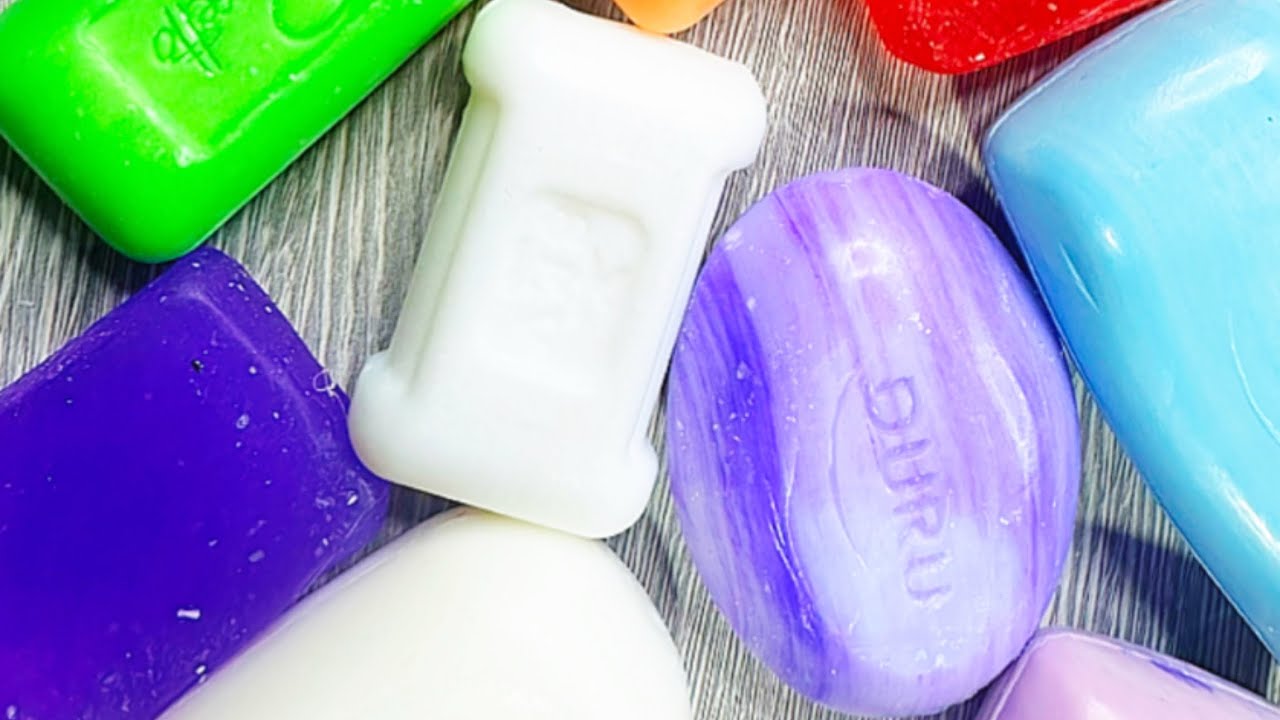 Soap box.Cutting different soap/ASMR soap/no talking/
