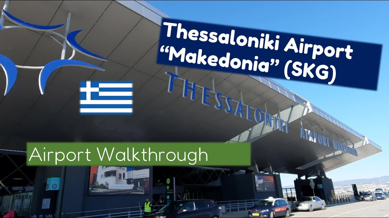 THESSALONIKI AIRPORT Walkthrough (SKG) | Departures | Arrivals | Walking Tour