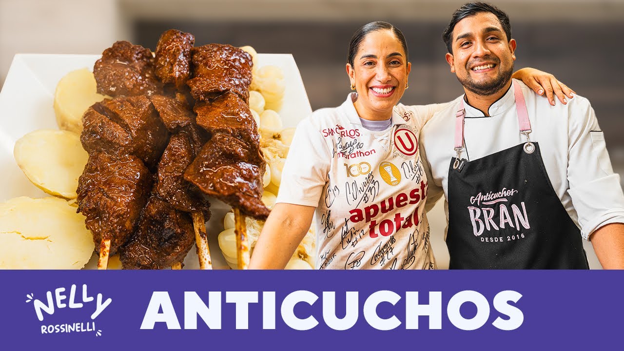 QUE RICOS ANTICUCHOS DE CORAZON | COCINANDO CON NELLY ROSSINELLI Y BRANDON ALTAMIRANO